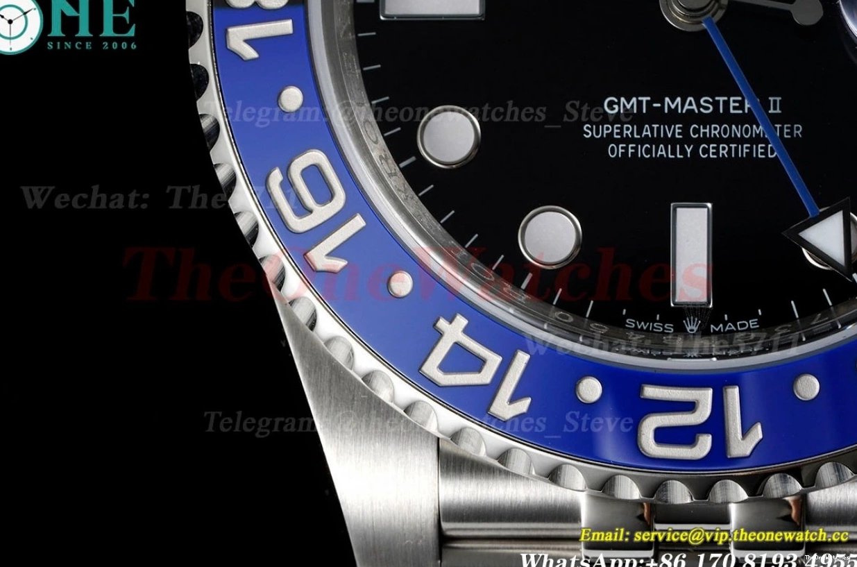 GMT Black 40mm DD3285 126710 SS II Super Jub Clean Batgirl Clone SS 0429